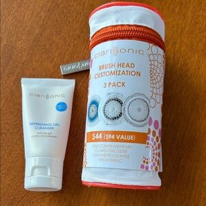 Clarisonic Refreshing Gel Cleanser and Brush Head Customization Pack - White